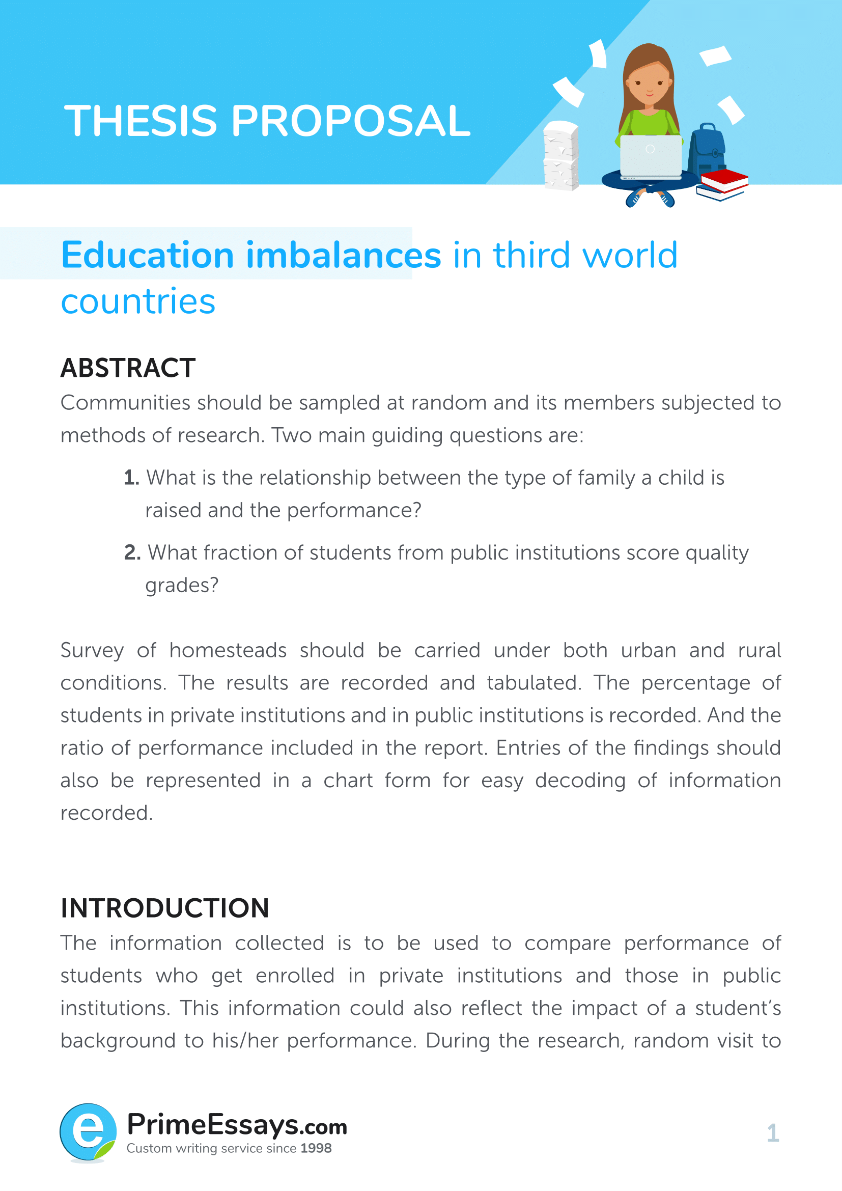 Understanding What A Thesis Proposal Is And How To Write It